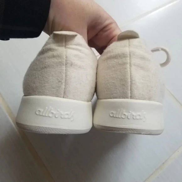 All Birds Off White Merino Wool Sneakers 9 - Picture 3 of 12